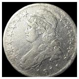 1811 Capped Bust Silver Half Dollar LIGHTLY  CIRC