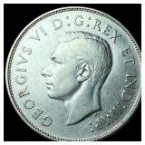 1945 Canada Silver 50 Cents HIGH GRADE HIGH GRADE