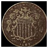 1883 Shield Nickel NICELY CIRCULATED NICELY CIRCU