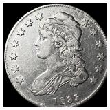 1835 Silver Capped Bust Half Dollar CHOICE AU