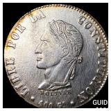 1862PTS FP Bolivia Silver 8 Soles 0.5806oz ASW