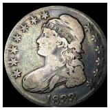 1833 Capped Bust Half Dollar LIGHTLY CIRCULATED