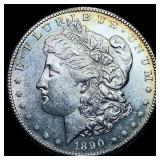 1890-S Morgan Silver Dollar CHOICE AU CHOICE AU