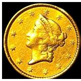 1851 Gold $1 Liberty Head Type 1 CHOICE AU CHOICE