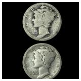 1921 Mercury Dime NICELY CIRCULATED