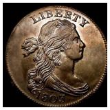 1803 100/000 Draped Bust Large Cent CHOICE AU