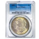 1880 Morgan Silver Dollar PCGS MS63