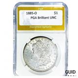 1885-O Morgan Silver Dollar PGA Brilliant UNC