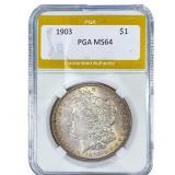 1903 Morgan Silver Dollar PGA MS64