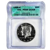 1968-S Kennedy Half Dollar ICG PR69 DCAM