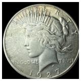 1927-S Silver Peace Dollar CLOSELY UNCIRCULATED