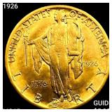 1926 Sesquincentennial $2.50 Gold Quarter Eagle GE