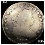 1799 Draped Bust Dollar NICELY CIRCULATED