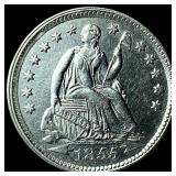 1855 Silver Half Dime CLOSELY UNCIRCULATED CLOSEL