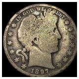 1897-O Silver Barber Half Dollar NICELY CIRCULAT
