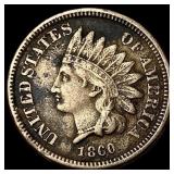 1860 Indian Head Cent LIGHTLY CIRCULATED LIGHTLY
