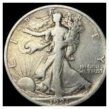1921-S Silver Walking Liberty Half Dollar LIGHTL
