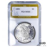 1885 Morgan Silver Dollar PGA MS66