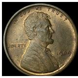 1909 VDB Lincoln Wheat Cent CHOICE BU CHOICE BU