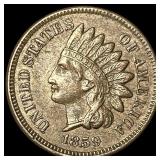 1859 Indian Head Cent CHOICE AU CHOICE AU