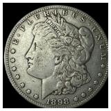 1898-S Silver Morgan Dollar NEARLY UNCIRCULATED