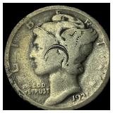 1923 Mercury Dime LIGHTLY CIRCULATED