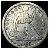 1839 Seated Liberty Dime LIGHTLY CIRCULATED LIGHT