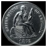 1872 Seated Liberty Dime UNCIRCULATED UNCIRCULATE