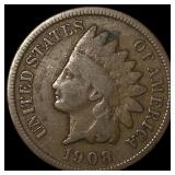 1908-S Indian Head Cent LIGHTLY CIRCULATED