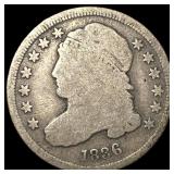 1836 Capped Bust Dime LIGHTLY CIRCULATED