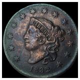 1832 Coronet Head Large Cent CHOICE AU