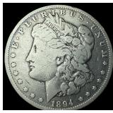 1894-O Silver Morgan Dollar LIGHTLY CIRCULATED