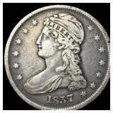 1837 Capped Bust Half Dollar LIGHTLY  CIRCULATED