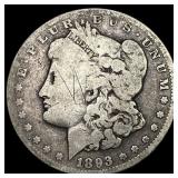 1893-CC Silver Morgan Dollar NICELY CIRCULATED N