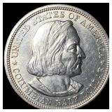 1892 Silver Columbian Expo Half Dollar  UNCIRCULA