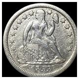 1853-O Silver Seated Liberty Dime CLOSELY  UNCIRC