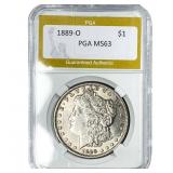 1889-O Morgan Silver Dollar PGA MS63