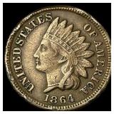 1864 Indian Head Cent NEARLY UNCIRCULATED