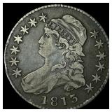 1813 Capped Bust Half Dollar NEARLY UNCIRCULATED