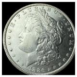 1886 Silver Morgan Dollar CHOICE BU