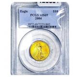2004 $10 Gold Eagle 1/4oz AGW PCGS MS69