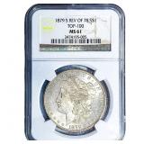 1879-S Rev. 78 Morgan Silver Dollar NGC MS61 Top 1