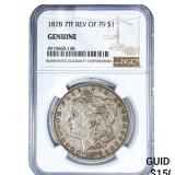 1878 7TF Morgan Silver Dollar NGC G Rev of 79