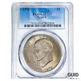 1976 Eisenhower Dollar PCGS MS65 Type 1