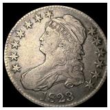 1823 Capped Bust Half Dollar LIGHTLY CIRCULATED
