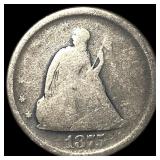1875-S Silver Twenty-Cent Piece LIGHTLY CIRCULATED
