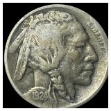 1924-D Buffalo Nickel LIGHTLY CIRCULATED LIGHTLY