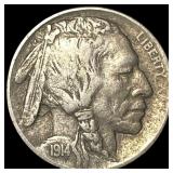 1914-D Buffalo Nickel NEARLY UNCIRCULATED