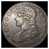 1834 Capped Bust Half Dollar NEARLY  UNCIRCULATED
