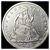 1844 Silver Seated Liberty Half Dollar  CLOSELY U